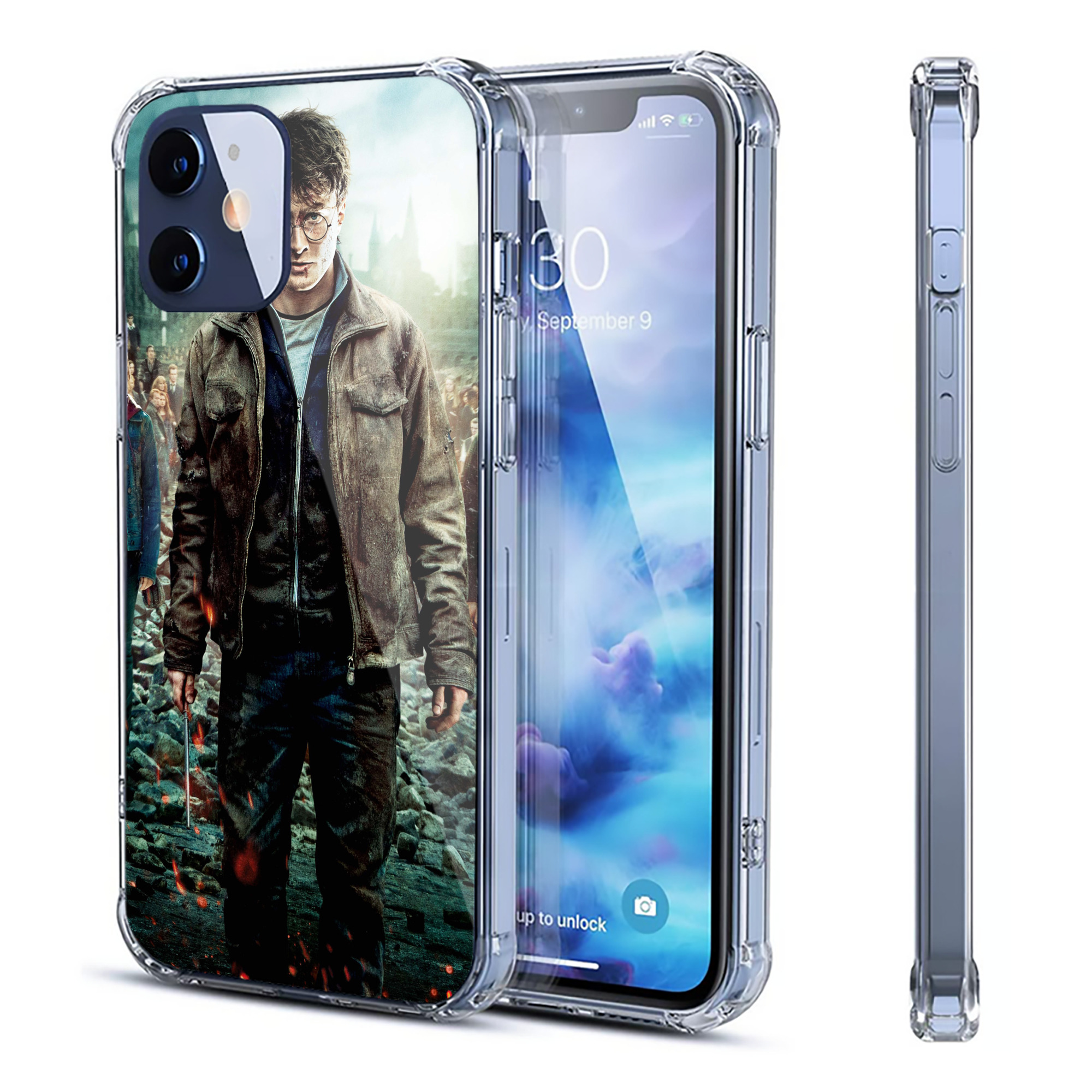 （画像用） Harry Potter ハリー・ポッターシリーズ 【iPhone 12シリーズ対応】透明スマホケース（クリアソフトケース）